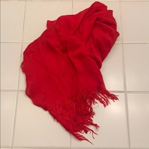 Red Gauzey Scarf